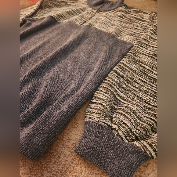 Fall Boho Multi-Color Sweatshirt Top ** read description - Picture 7 of 9